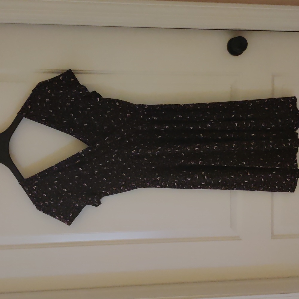Floral A-Line Wrap-Style Dress